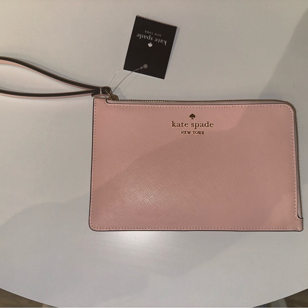 Kate Spade Pink Wristlet Clutch